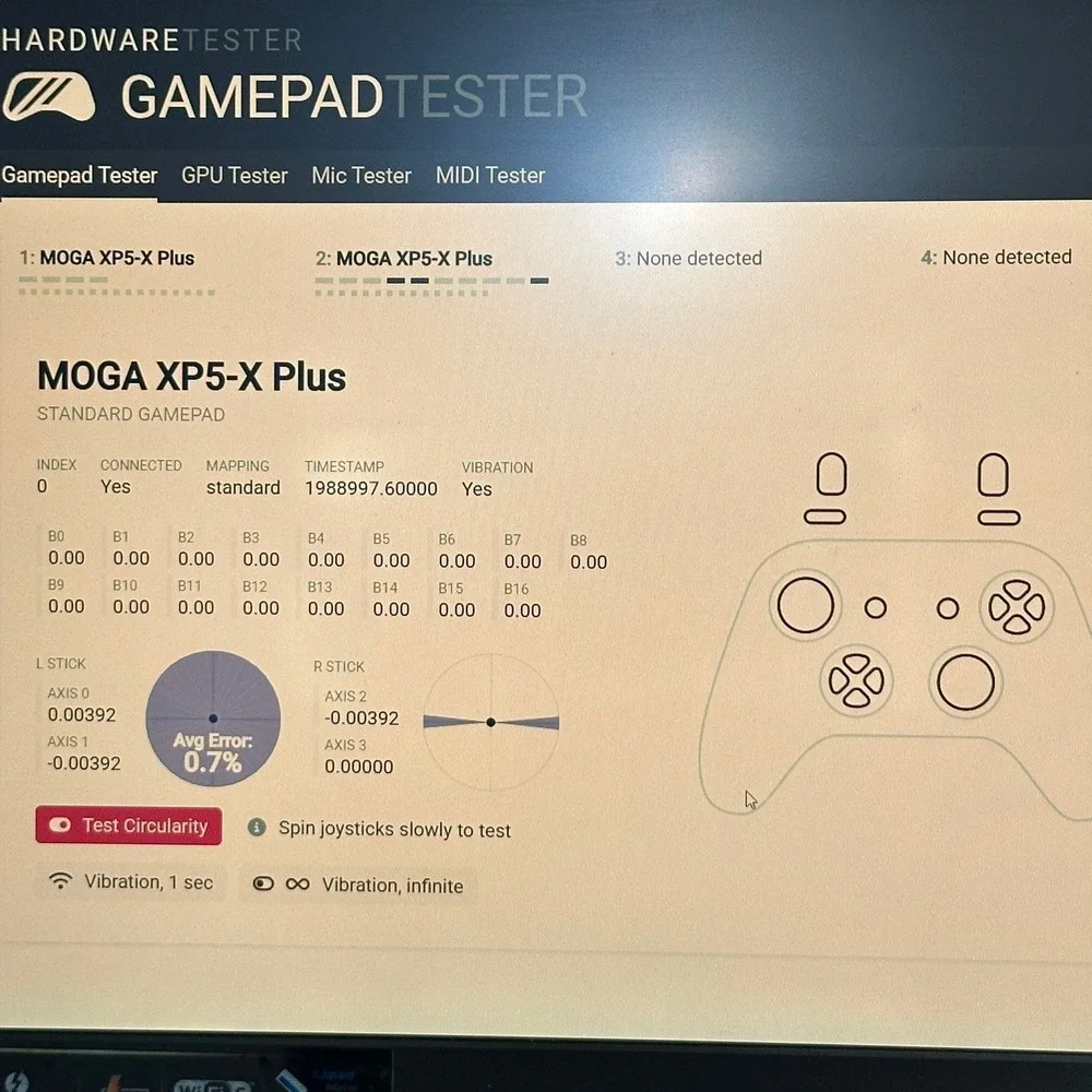 PowerA MOGA XP5 X Plus Standard Game Controller Black Grey Xbox PC‎ Mobile